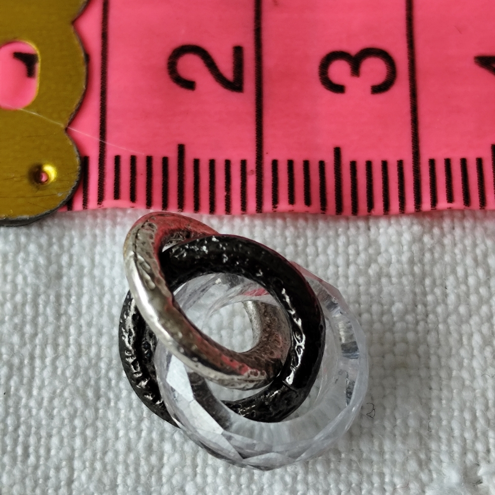 "Three Ring Infinity" Bead Charm - Picture 2 of 4